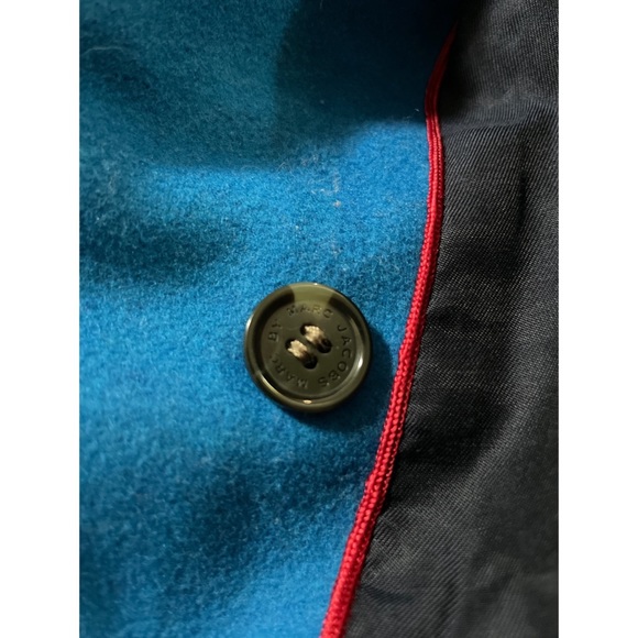 Marc by Marc Jacobs Nicoletta Color Block Pea Coat - Picture 8 of 10